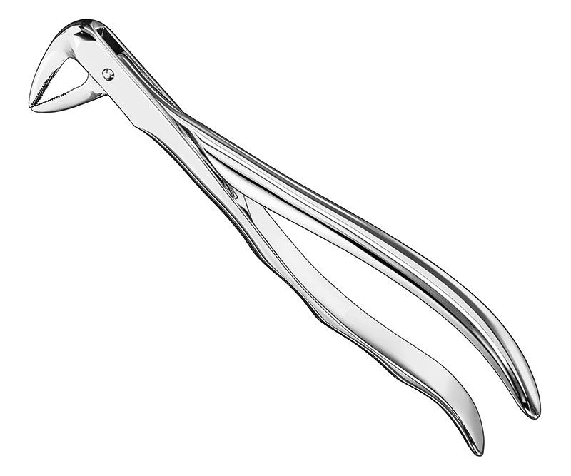 Extracting forceps, anat.