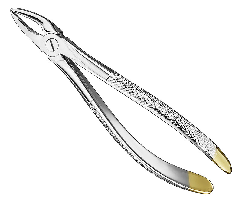 Extracting forceps, engl.