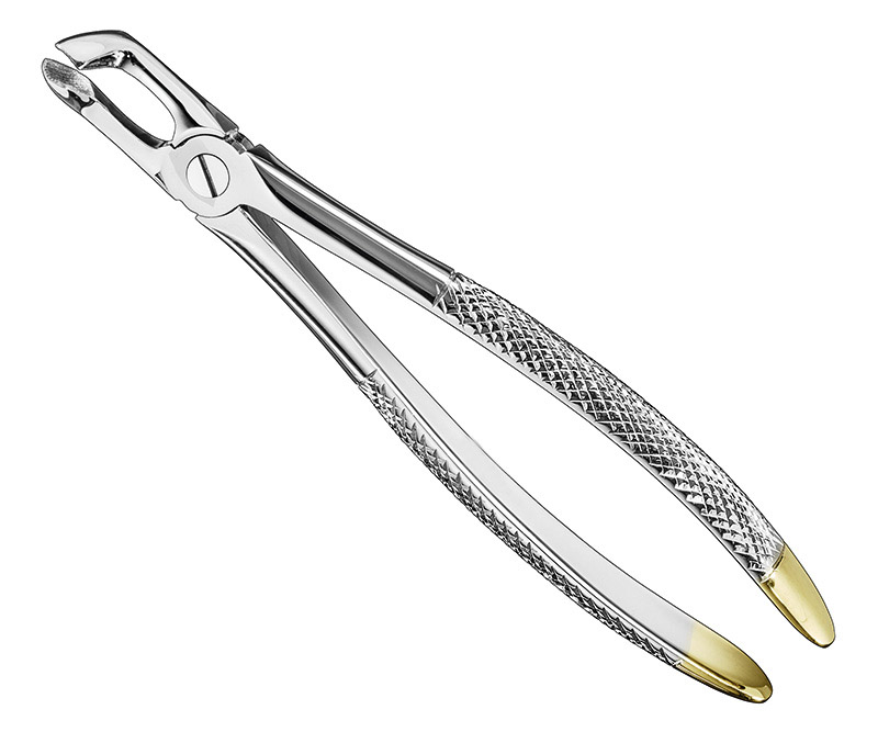 Extracting forceps, engl.
